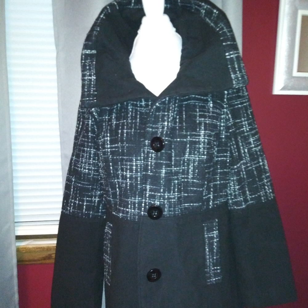 Peacoat Black w/White Tweed Pattern